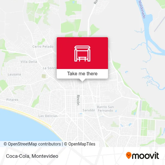 Coca-Cola map