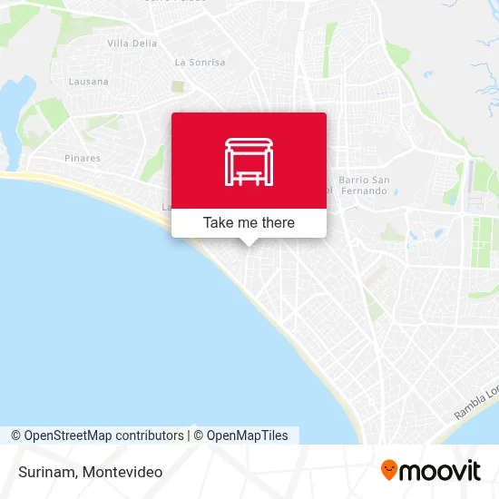 Surinam map