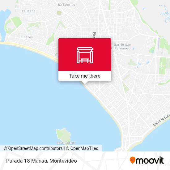 Parada 18 Mansa map