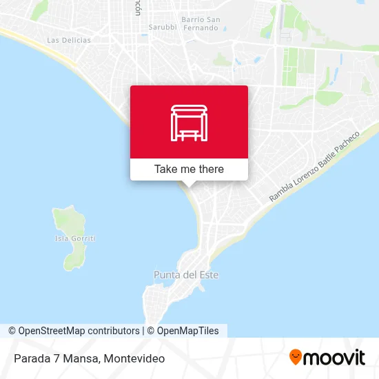 Parada 7 Mansa map