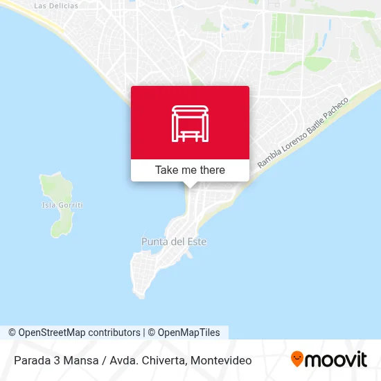 Parada 3 Mansa / Avda. Chiverta map