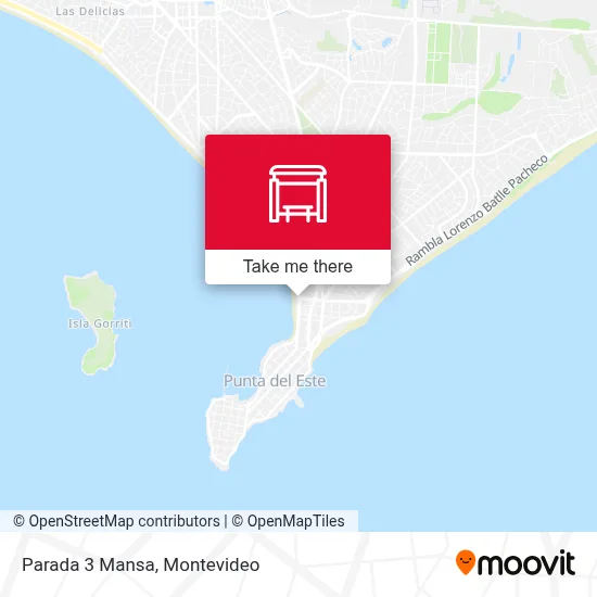 Parada 3 Mansa map