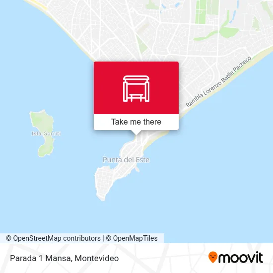 Parada 1 Mansa map