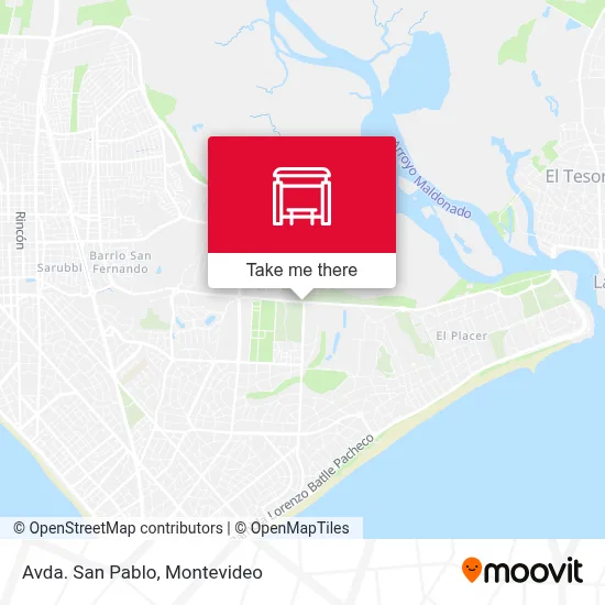 Avda. San Pablo map