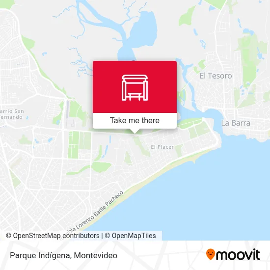 Parque Indígena map