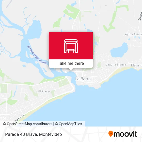 Parada 40 Brava map