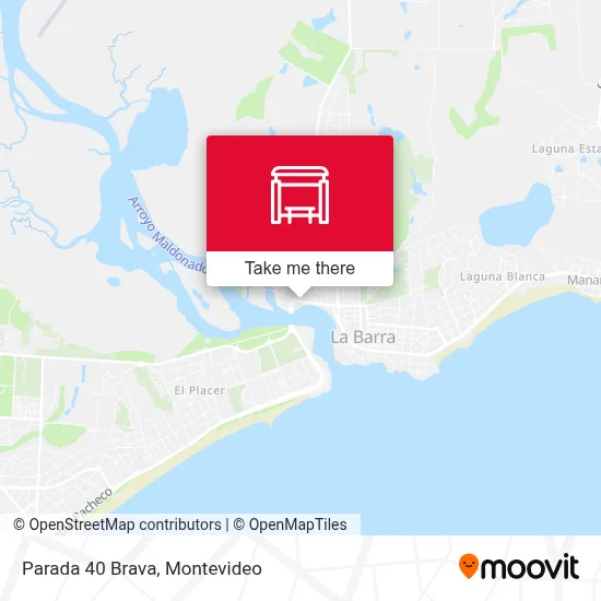 Parada 40 Brava map
