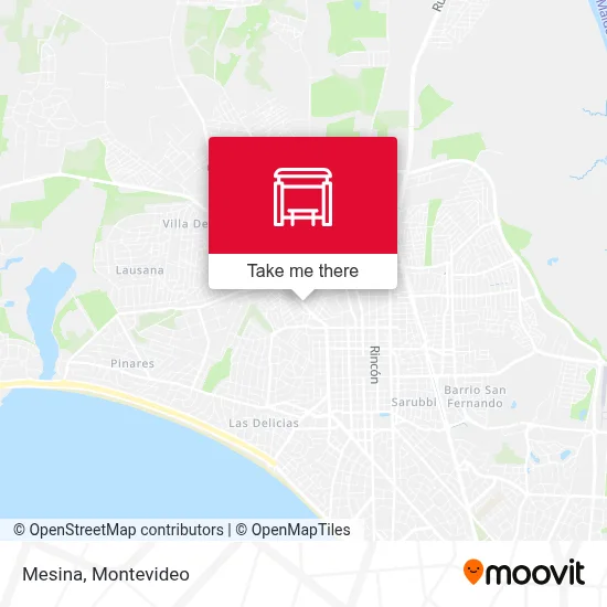 Mesina map