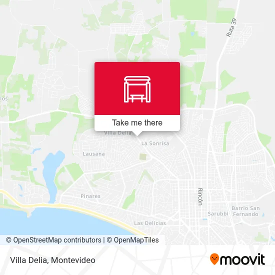 Villa Delia map
