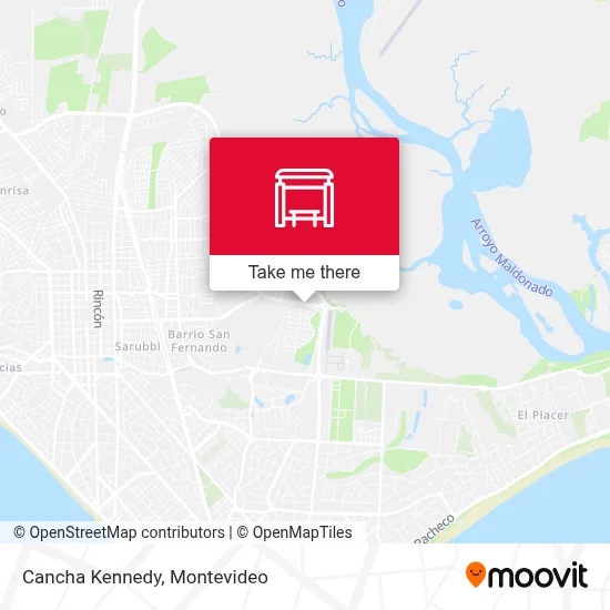 Cancha Kennedy map