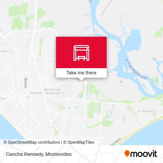 Cancha Kennedy map