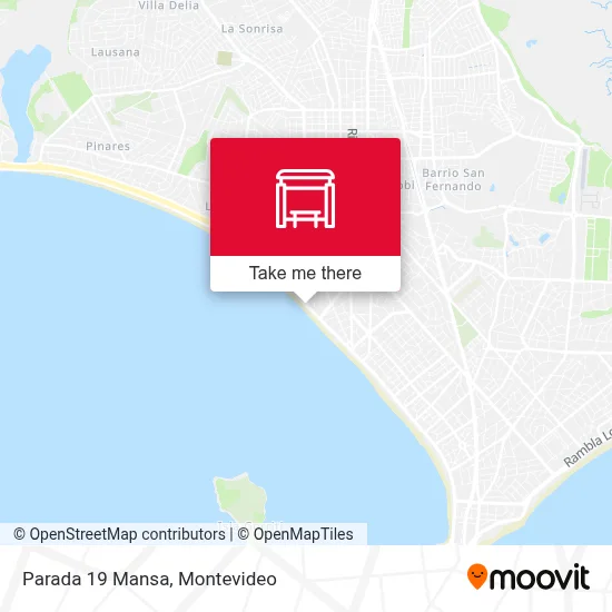 Parada 19 Mansa map