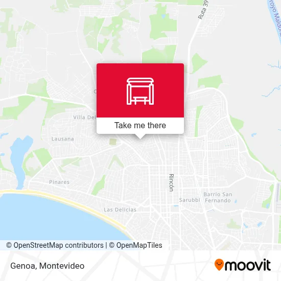Génova map