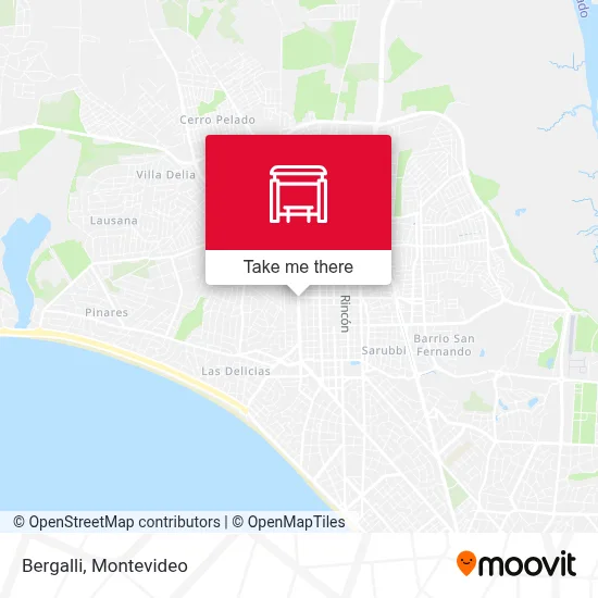 Bergalli map