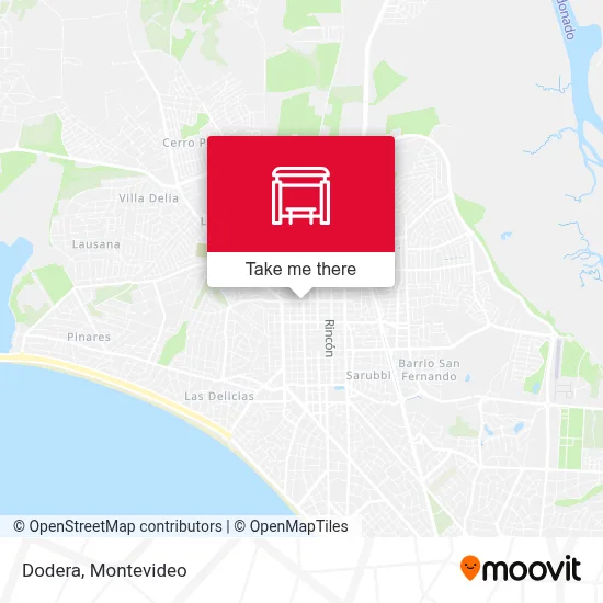 Dodera map