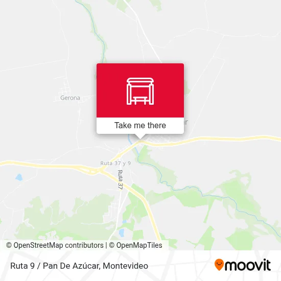 Ruta 9 / Pan De Azúcar map