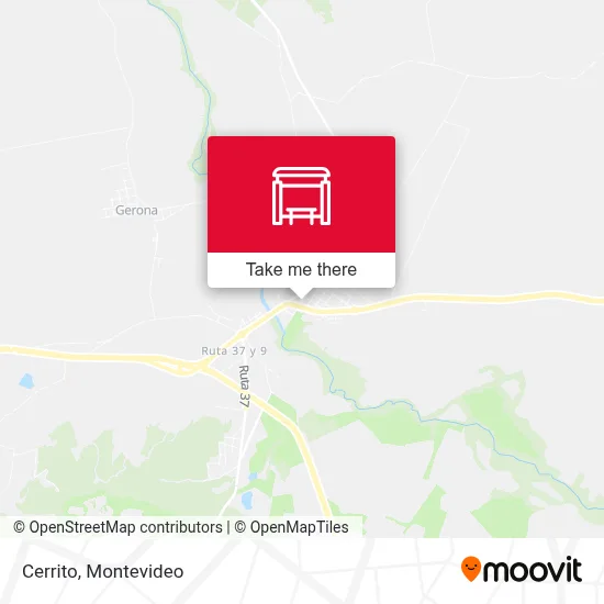 Cerrito map