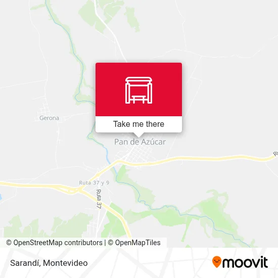 Sarandí map