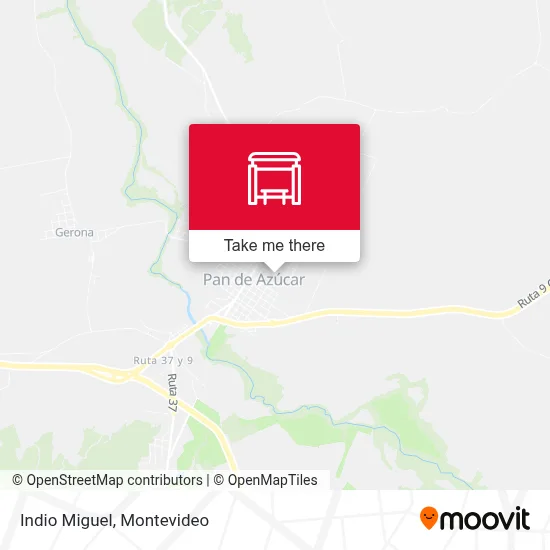 Indio Miguel map