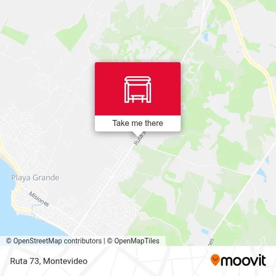 Ruta 73 map