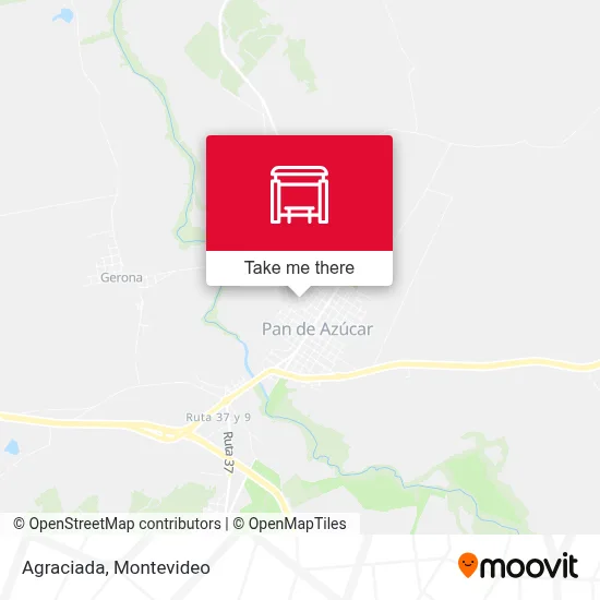 Agraciada map