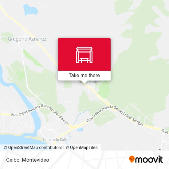 Ceibo map