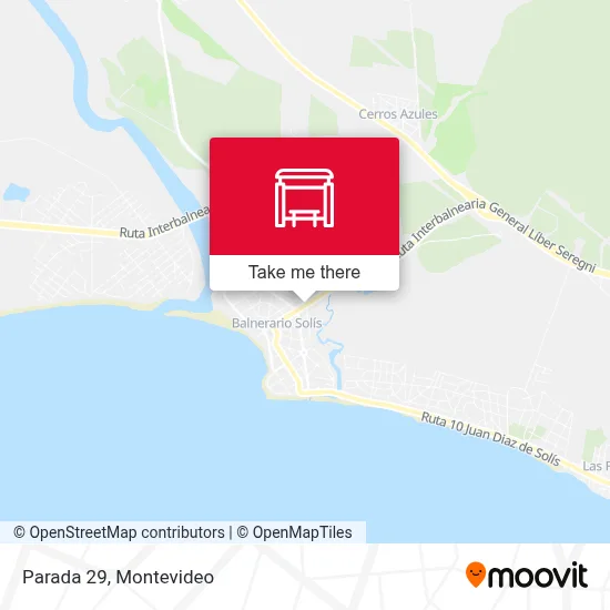 Parada 29 map