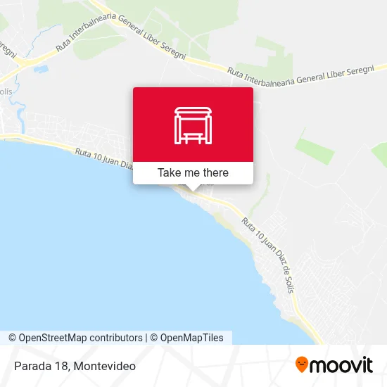 Parada 18 map