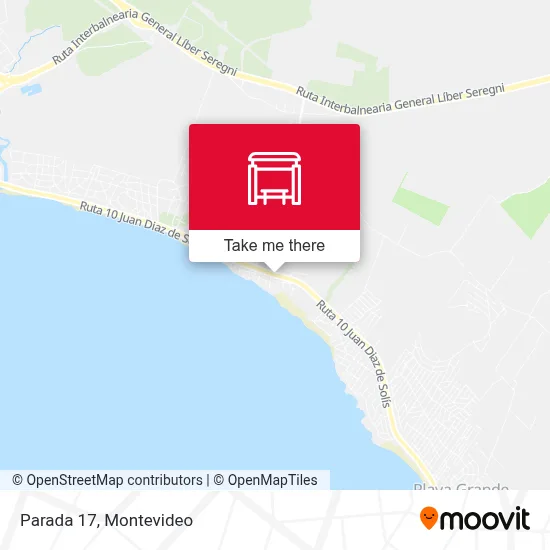 Parada 17 map