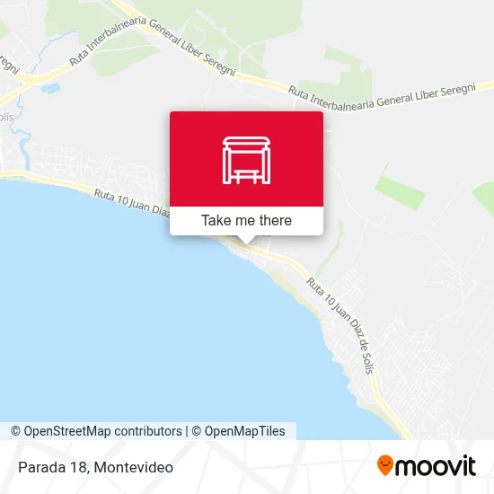 Parada 18 map
