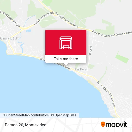 Parada 20 map