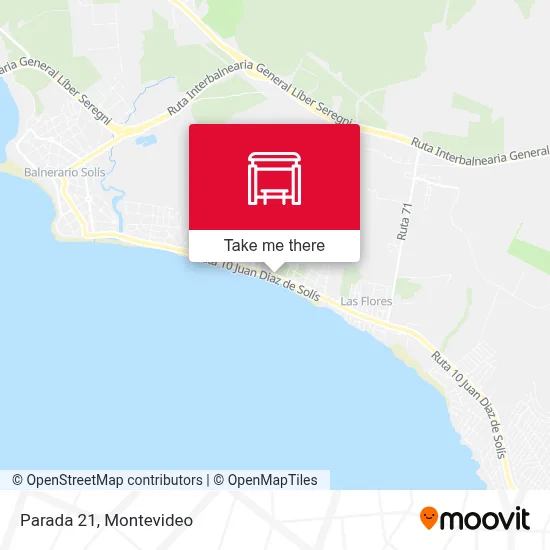 Parada 21 map