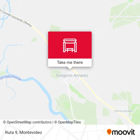 Ruta 9 map