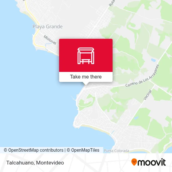 Talcahuano map