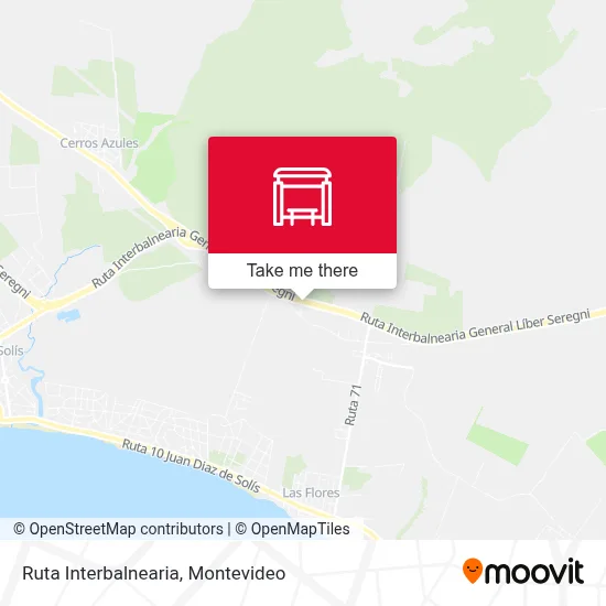 Ruta Interbalnearia map