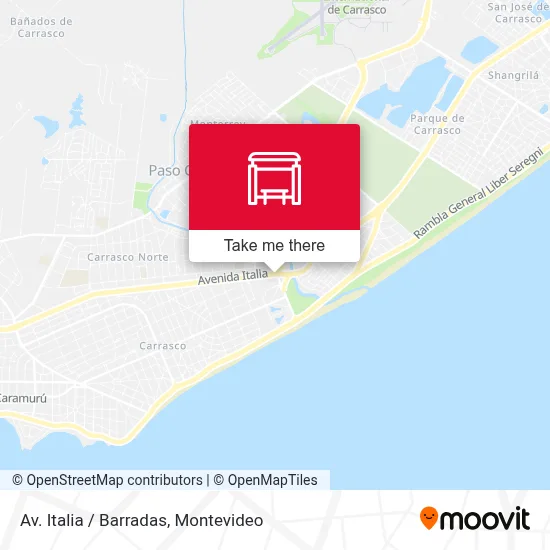 Av. Italia / Barradas map