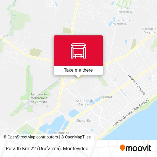 Ruta Ib Km 22  (Urufarma) map