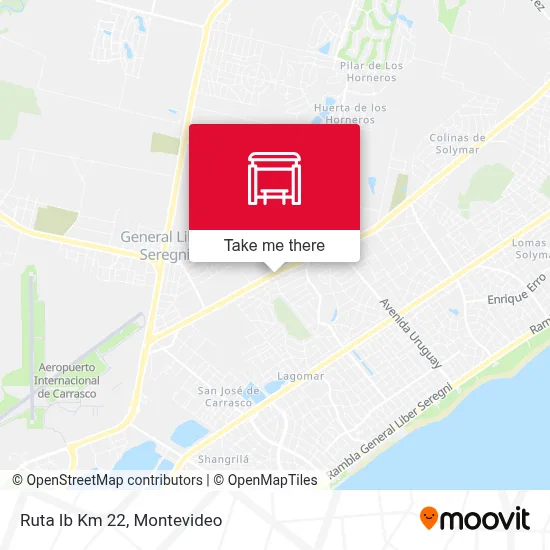 Ruta Ib Km 22 map