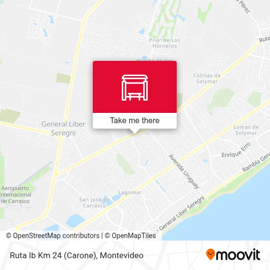 Ruta Ib Km 24  (Carone) map