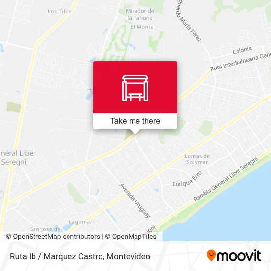 Ruta Ib / Marquez Castro map