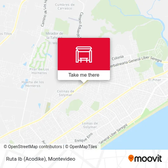 Ruta Ib (Acodike) map