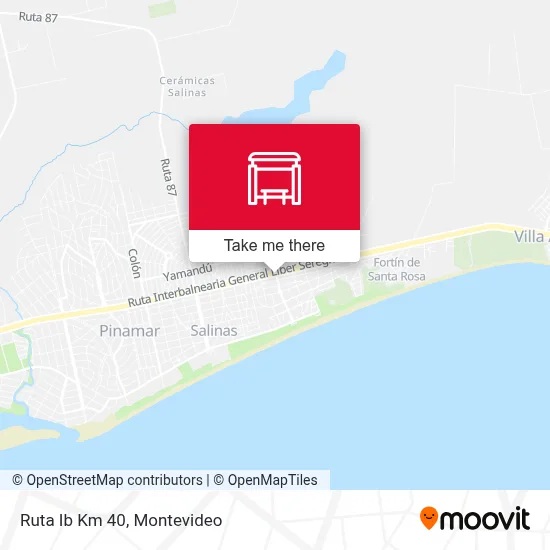 Ruta Ib Km 40 map
