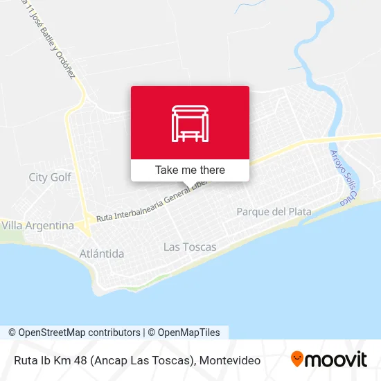 Ruta Ib Km 48 (Ancap Las Toscas) map