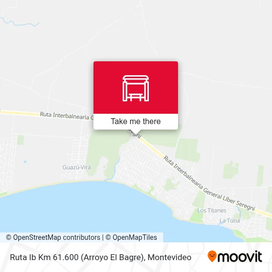 Ruta Ib Km 61.600 (Arroyo El Bagre) map