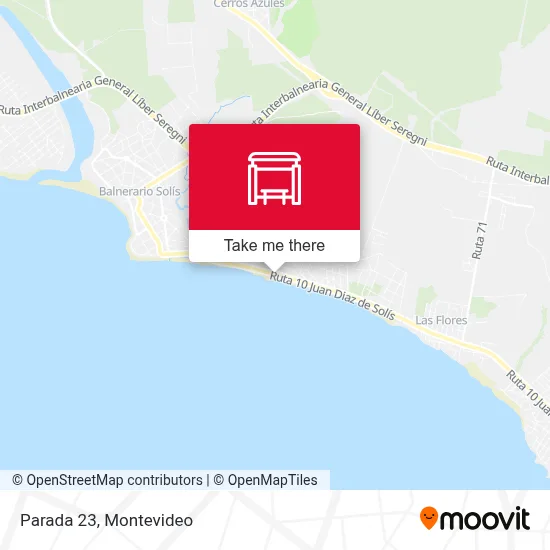 Parada 23 map