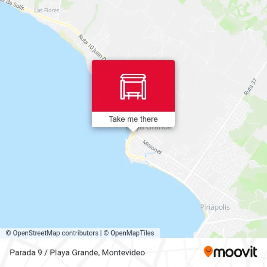 Parada 9 / Playa Grande map