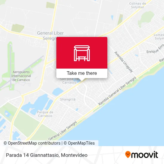 Parada 14 Giannattasio map