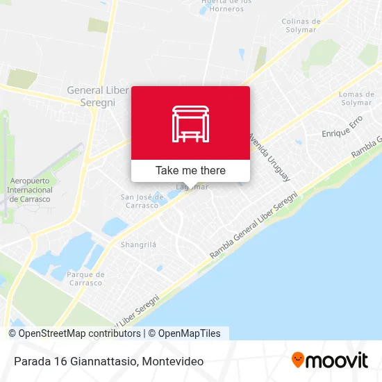 Parada 16 Giannattasio map