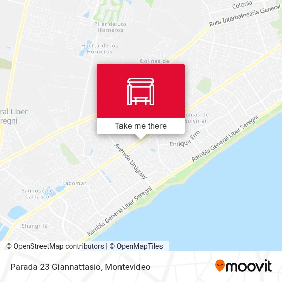 Parada 23 Giannattasio map