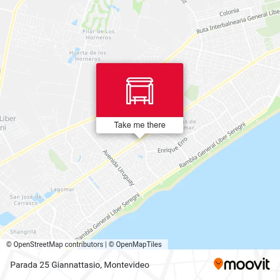 Parada 25 Giannattasio map